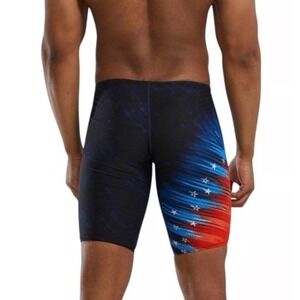 TYR Men's USA Durafast‎ Valiance Swim Race Jammer 36 (L) B13017H NWT